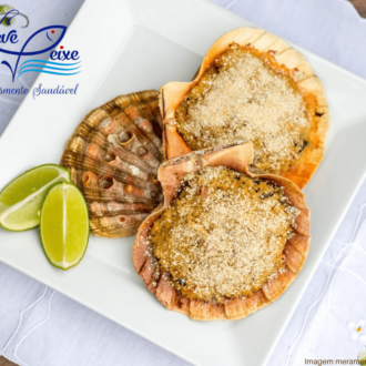 Casquinha de caranquejo com catupiry
